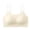 White, variant on Women's Thin Strap T-Shirt Bra Wireless Support, No Show Under Clothes
