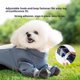 thumbnail image 5 of Billuyoard Botas antipolvo para perros con tirantes, cinco tallas, pantalones impermeables antimanchas para perros, con sujeción en el pie y la Ropa para mascotas l, 5 of 6