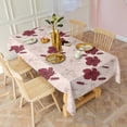 thumbnail image 3 of Pioneer Flower Floral Print Pattern Rectangle Tablecloth 60"x120", Waterproof Polyester Table Cloth, Wipeable Spillproof for Dining Camping Indoor Outdoor, 3 of 6