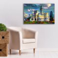 thumbnail image 6 of Epic Graffiti 'Hluboka nad Vltavou Czech Republic Hluboka Castle' by Pedro Gavidia, Canvas Wall Art, 40"x26", 6 of 8