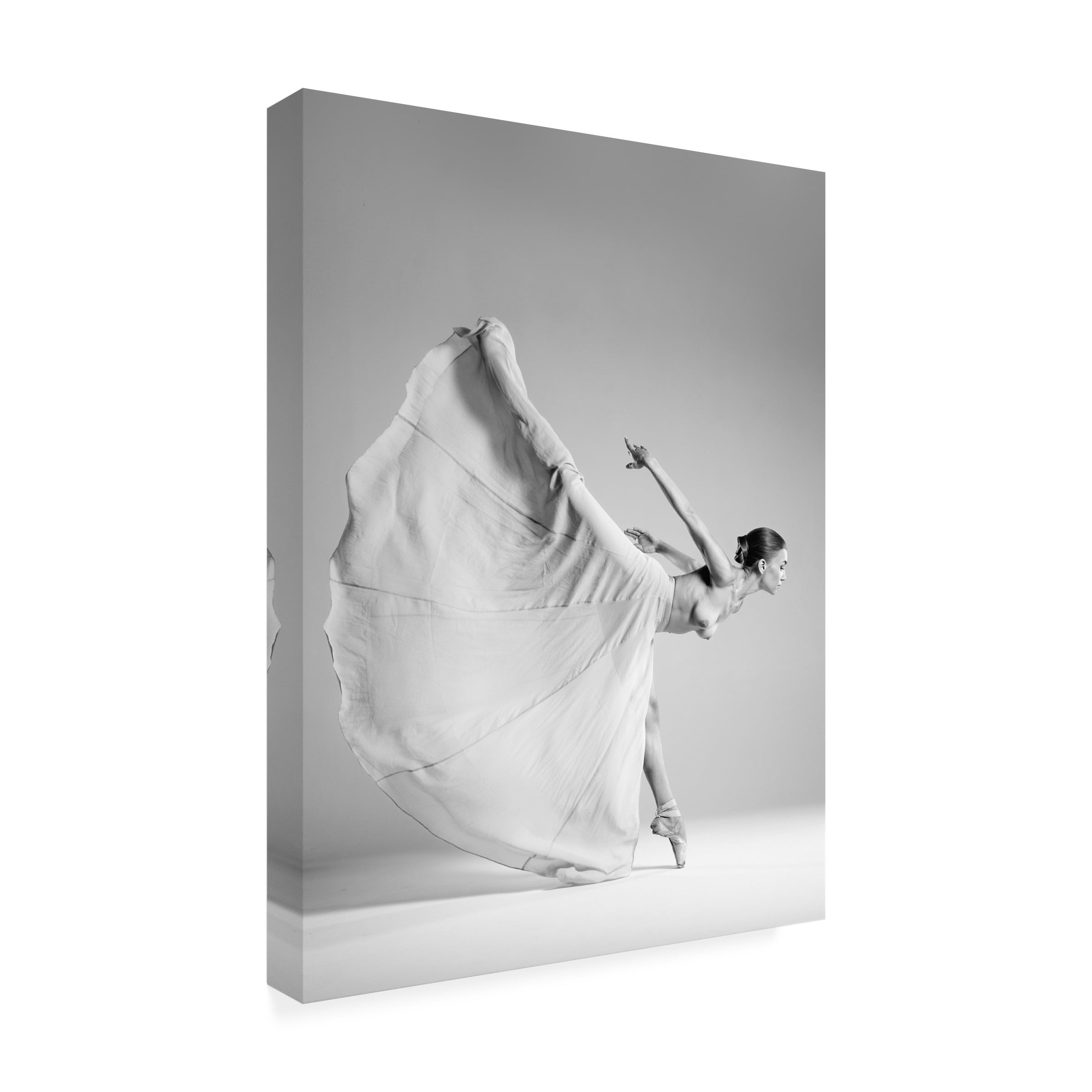 Trademark Fine Art Unknown Artist Woman Dancing Canvas Wall Art - 35x47