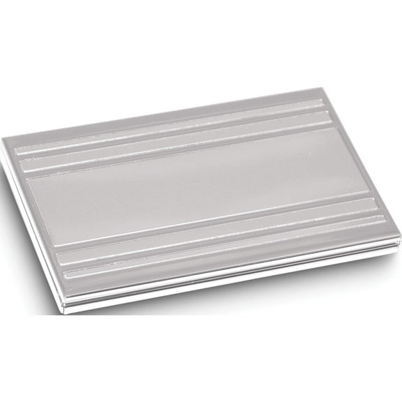 Fashion Nickel-Plated Business Card Case (4.75 X 3) Made In China gm4139