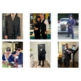 thumbnail image 2 of ETHAN Mens Suit Navy Blue Pinstripe Roaring 20s Costumes for Men Colourful Men's 3 Piece Suits S, 2 of 8