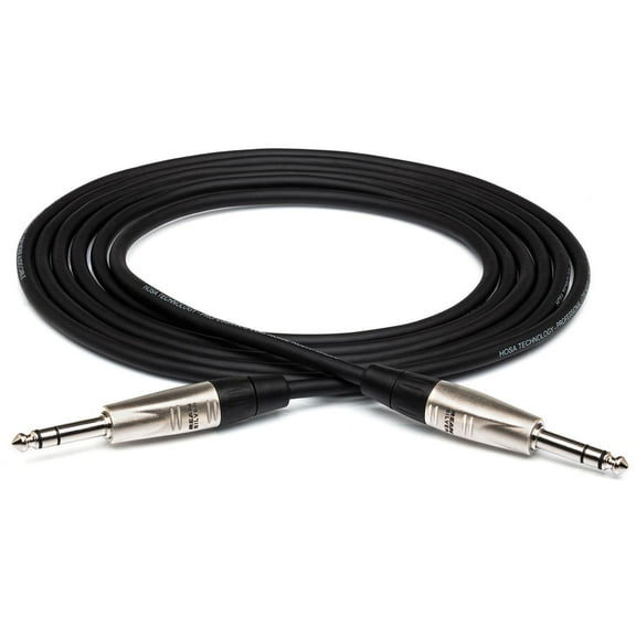 Hosa Technology 15' Pro Balanced 1/4" TRS Male to 1/4" TRS Male Interconnect Audio Cable