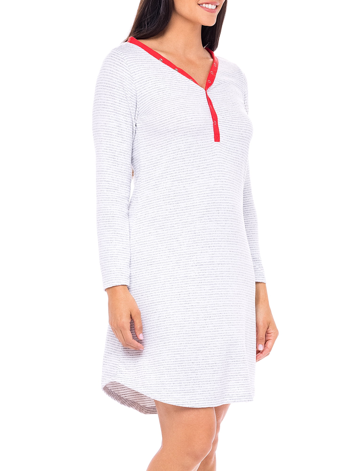 Secret Treasures Women's Maternity Henley Nursing Chemise