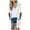 White Cardigans, variant on Htigea Women's Cardigan Velvet Half Sleeve Open Front Blouses Casual Loose Fit Everyday Cardigans with Pockets Navy M