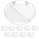 thumbnail image 1 of 10 placas de Petri transparentes para tejidos celulares vegetales con tapas, accesorios de laboratorio, 1 of 8