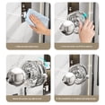 thumbnail image 7 of Shoreew Door Handle Reusable Suction Cup No Drilling Easy Installation Diamond-Shaped Translucent Decorative Cabinet Knob, 7 of 7