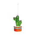 thumbnail image 1 of Bloomingdale Ornement de Cactus en Verre Rouge/jaune,, 1 of 1