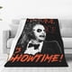 thumbnail image 2 of Manta de lana con retrato de B-Beetlejuice, pila de texto, Showtime, manta de terror para Halloween, manta para el hogar, hotel, sofá, alfombra, pieza ultra suave, 2 of 5
