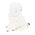 thumbnail image 4 of MERIGLARE Modèle de Chien Carlin Jouet Éducatif pour Enfants Collection Ornement - Couleur Blanche, 4 of 8