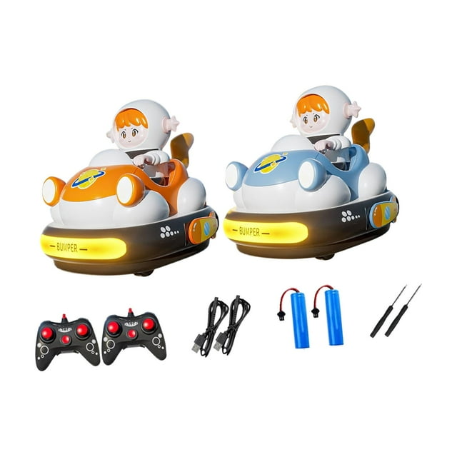 2 coches de control remoto con parachoques de velocidad para 2 jugadores, batallas , coches de control remoto resistentes para niños