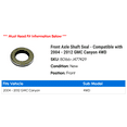 thumbnail image 2 of Front Axle Shaft Seal - Compatible with 2004 - 2012 GMC Canyon 4WD 2005 2006 2007 2008 2009 2010 2011, 2 of 2