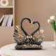 thumbnail image 5 of Figura de Cisne de Pareja, Adorno Artístico Artesanal, Estatua de Cisne Elegante, Regalo de Boda para Chimenea, Escritorio, Sala de Estar, Decoración Azul, 5 of 8