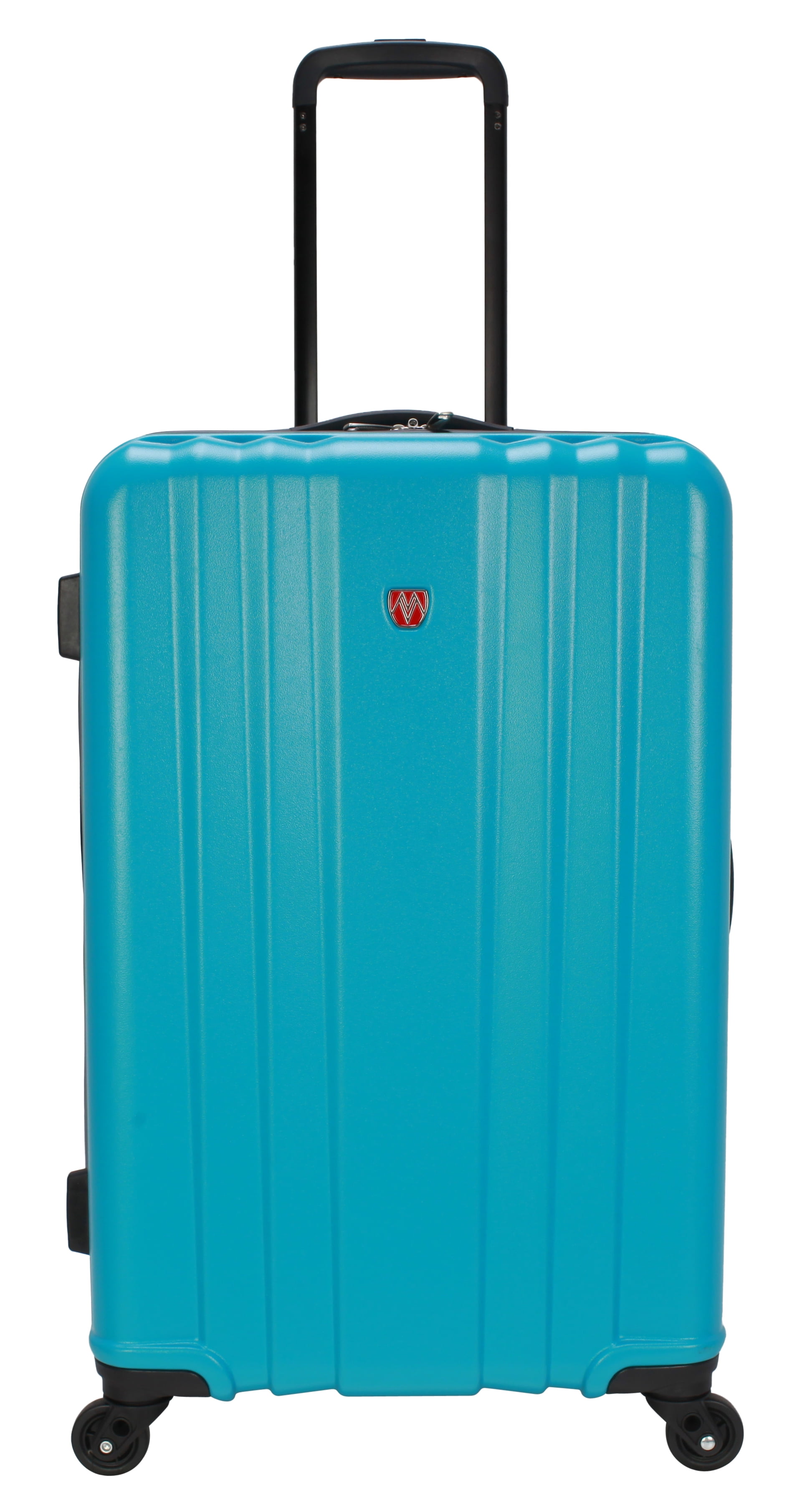 Moda ABS Hard Side 3 Piece Luggage Set, Includes 28-inch and 24-inch Checked and 20-inch Carry-on Luggage, Teal