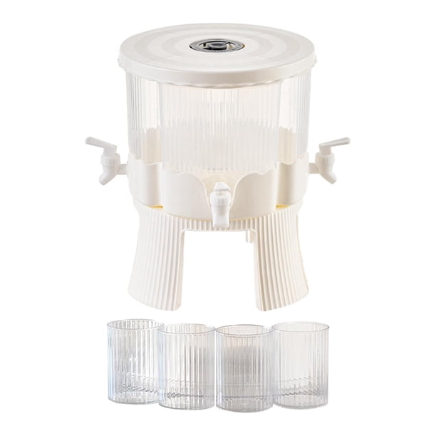 Dispensador de bebidas Jarra de limonada Contenedor de bebidas Hervidor de agua fría a prueba de fugas para Estilo A