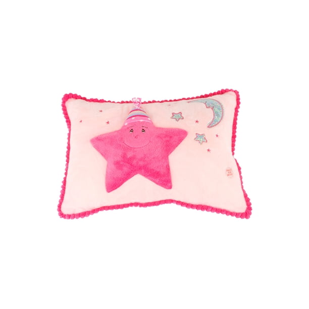Cojín de Peluche Importadora La Merced Rosa Musical Estrella