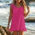 thumbnail image 5 of Iyufng Swimsuit Coverup for Women Bikini Cover Up Dresses Adjustable Ties Beach Dress, 5 of 7