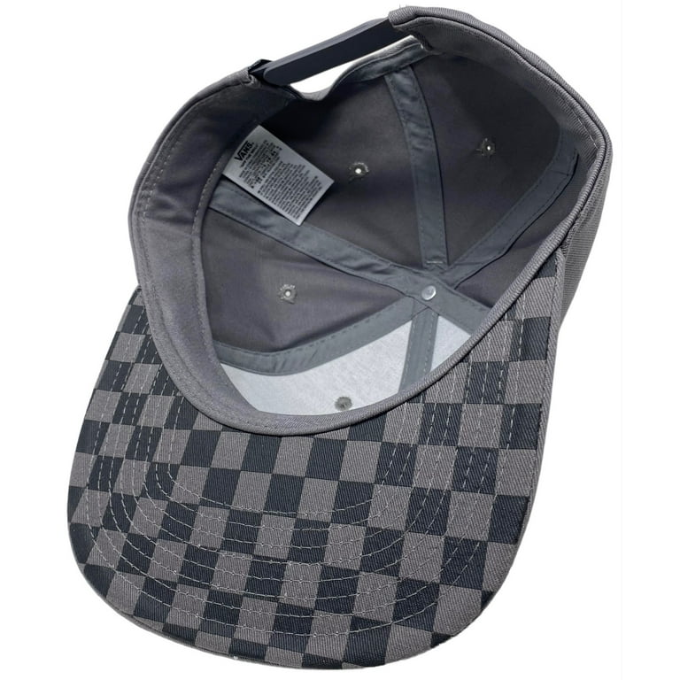 Men's Authentic Louis Vuitton Wool Black/Gray Check Hat and Scarf