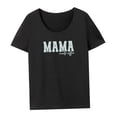thumbnail image 2 of Camiseta de Mamá para Mujer Sunnimix Camisetas de Manga Corta para el Día de la Madre XXL, 2 of 8
