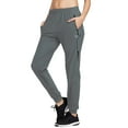 thumbnail image 6 of BALEAF Women's Hiking Pants Joggers for Women Workout Athletic Golf Lightweight Outdoor Gym Fitness Tapered Quick Dry Zipper Pockets Slate Gray 2XL, 6 of 6