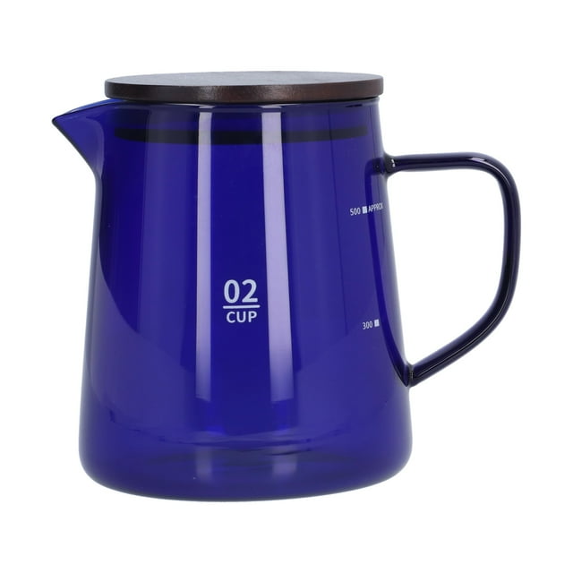 Coffee Kettle, Easy To Clean Safe 500ml Coffee Server For Tea For Office For Home For Coffee Blue,Brown