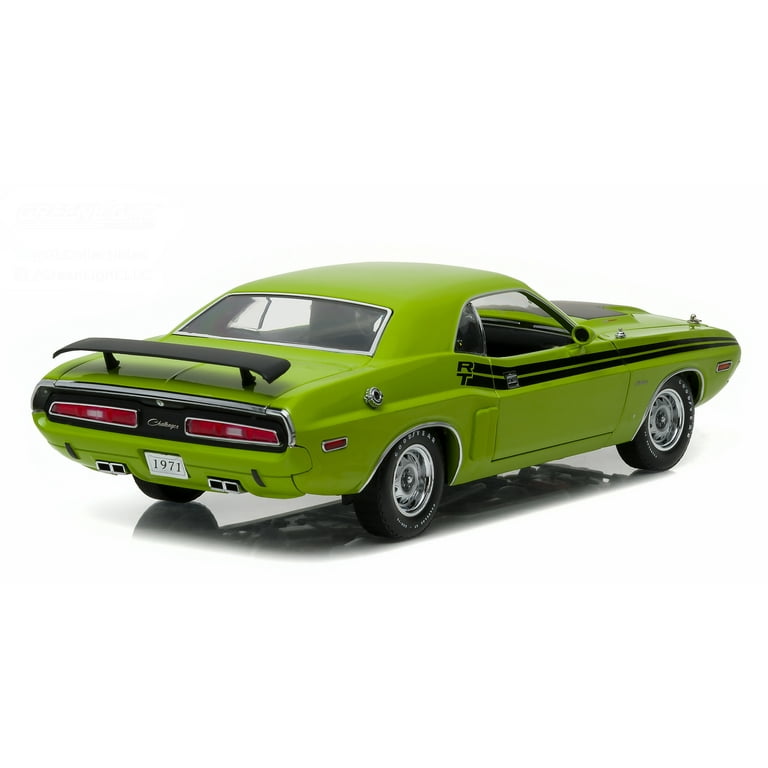 Greenlight 1971 Dodge Challenger 他 3台セット 1971 Dodge Challenger HEMI R/T Green Go 1/18 Diecast Model
