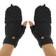 thumbnail image 4 of 1 par de guantes sin dedos para mujer, cálidos, de punto, con solapa y medio dedo., 4 of 5