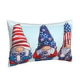 thumbnail image 2 of Haiem Pillowcase for Hair and Skin Queen - Cute Gnomes in USA1 Printed Soft Pillowcase with Envelope Closure(Pillow not included)-20"x30", 2 of 9