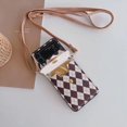 thumbnail image 5 of for Samsung Galaxy Z Flip 4 2022 5G Case,Cute Fashion Rhombic Love Card Package Phone Case with Leather Lanyard Luxury Hard PC Bumper Ultra-Thin Flip Protector for Galaxy Z Flip 4 Women Girls, 5 of 15