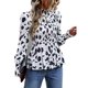 thumbnail image 1 of Ronda Masajeadores de cuello mujeres blusa moda casual transpirable elegante manga larga femenina superior para ir compras trabajo blanco M, 1 of 6
