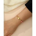 thumbnail image 7 of APSVO 18K Gold Plated Love Heart Initial Bracelets for Women Girls Pink Letter X Chain Charm Bracelet Birthday Easter Basket Stuffers Jewelry Gifts Teen Girlfriend Wife Her Female Adults Kids Ideas, 7 of 7