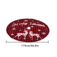 thumbnail image 4 of Moyic Adorno de de árbol de Navidad, estera de fondo de árbol de tela escocesa fina de Animal, decoración de Navidad, decoraciones de Año Kits de decoración para fiestas Moyic HA000698-00B, 4 of 6
