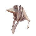 thumbnail image 4 of Krdevn Women Straw Sun Hat with Tie Scarf, Wide Brim Windproof Neck Flap Hat for Summer Beach Travel, 4 of 4