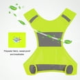 thumbnail image 4 of Gilet, Gilet Réfléchissant en Fibre de Polyester, Réfléchissant Facile à Transporter pour la Course en Extérieur, 4 of 8