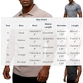 thumbnail image 2 of Ceisia Men's Short Sleeve Solid Color Zip Polo Shirt Knit Collared Business Casual Everyday Top Gifts for Father Beige 1X, 2 of 8