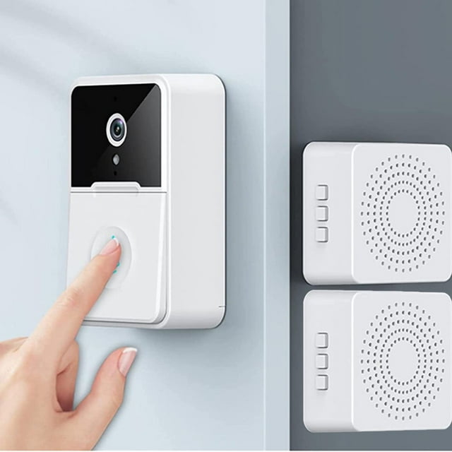 MesaSe Doorbell Camera New Smart Wireless Remote Video Doorbell Smart Video Doorbell Home Intercom HD Night Vision WiFi Anti-Theft Doorbell for Home Courtyard Independent Office Buildi