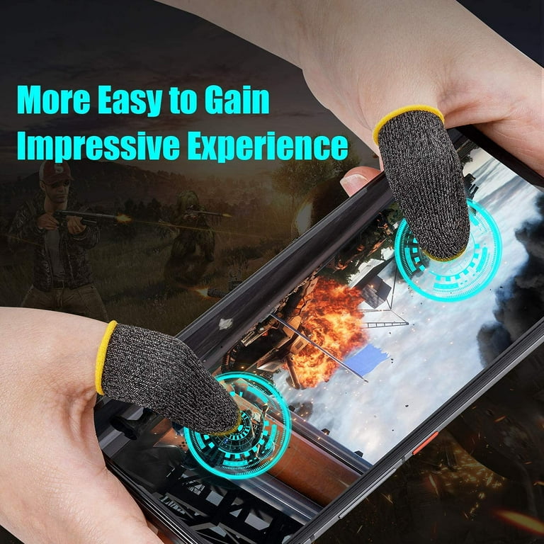 Gaming Finger Sleeve, 32 Pieces Sweatproof & Waterproof Thumb Sleeves Compatible with Android and iOS Mobile Phone Games, for Rules of Survival, PUBG - Walmart.com