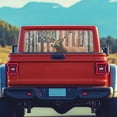 thumbnail image 4 of SEANATIVE Printed Graphic Decal for Truck Back Window, American Flag Car Accessories Vinyl Graphic Pickup Back Window Film Universal Automotive Decor, Vintage American Flag Deer, 4 of 7