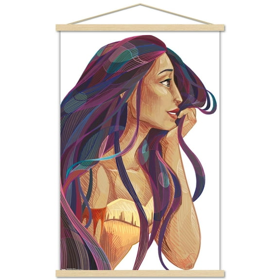 Disney Pocahontas - Stylized Wall Poster with Magnetic Frame, 22.375" x 34"