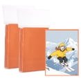 thumbnail image 1 of Uxcell Pochettes Mates pour Cartes, Protecteurs de Deck pour Cartes à Échanger Parfaits pour Cartes à Échanger & Baseball & Sports & Rassemblement de Magie & Cartes de Jeu de Magie (Orange, 100 Pcs), 1 of 7