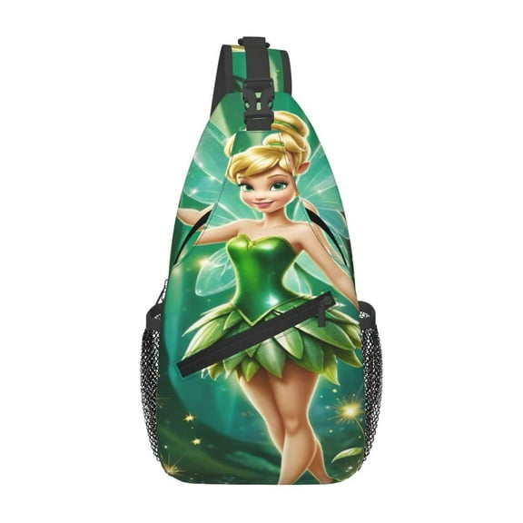 Tinker Bel Crossbody Sling Backpack for Women Men Gifts Sling Bag