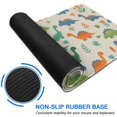 thumbnail image 6 of Long Mouse Pads for Desk,Beige Dinosaur Pattern Desk Mats on Top Of Desks, Desk Mouse Pad Extra Large with 3mm Non-Slip Base and Stitched Edge for Gaming,Office,Work,Home 47.3"x23.6", 6 of 6