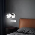 thumbnail image 3 of Lámpara de pared LED perfecl Ahorro de energía con interfaz de carga USB iluminación para hogar Decoración de cabecera, 3 of 8