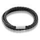 thumbnail image 1 of Pulsera de cuero unisex de cadena larga multicapa trenzada a mano informal, 1 of 5