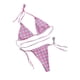thumbnail image 5 of SAYOO - Traje de baño dividido para mujer, 2 piezas, bikini, sujetador con tiras y tanga SAYOO Sexy, 5 of 6