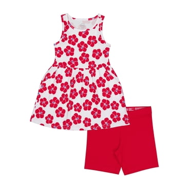Wonder Nation Girls dress shorts 2 Piece,Sizes Xs-XLP
