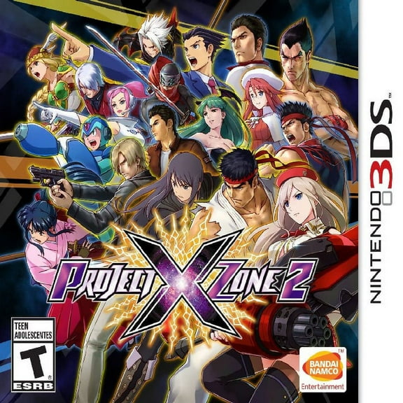 Project X Zone 2 (Nintendo 3DS, 2015) Fighting Game