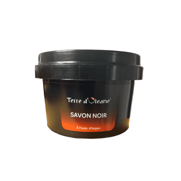 Terre d’Oleane Natural Black Soap with Argan Oil 250g - Savon Noir