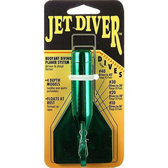Luhr Jensen Jet Diver 4" Metallic Green